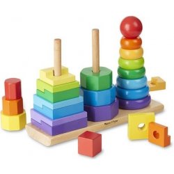 Melissa & Doug geometrické skládací kostky