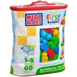 Mega Bloks Mega Kostky v plastovém pytli 24 ks