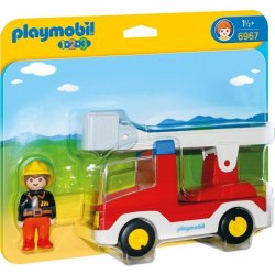 Playmobil 6967 Hasičské auto s žebříkem a košem