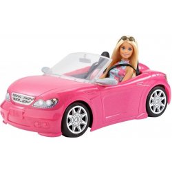 Mattel Barbie v kabrioletu