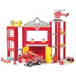 Woody Velká hasičská stanice s autíčky
