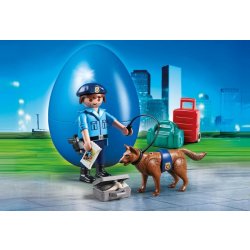 playmobil 70085 VAJÍČKO POLICISTA SE PSEM