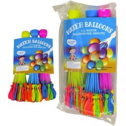 Balóny na vodu barevné vodní bomby s adaptérem set 111ks