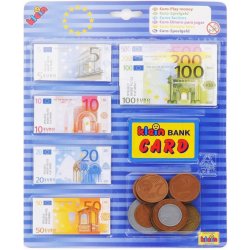 Klein Euro bankovky a mince