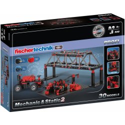 Fischer technik 536622 Profi Mechanic + Static 2 Konstrukční modely 500 dílů