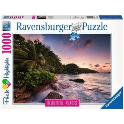 Ravensburger Ostrov Praslin Seychelly 1000 dílků