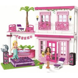 Mega Bloks Micro Barbie ve svém plážovém domě 80226