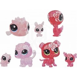 Hasbro Littlest Pet Shop Květinová zvířátka 7 ks růžová růže