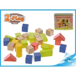 Mikro Trading 2-Play Kostky dřevěné 50 ks