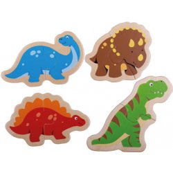 Bigjigs Toys dřevěné puzzle Dinosauři