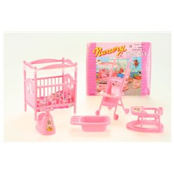 Glorie dětský pokoj pro panenky typu Barbie
