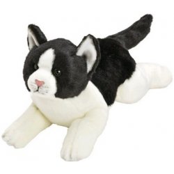 Yomiko kočka černo bílá střední SUKI 35 cm
