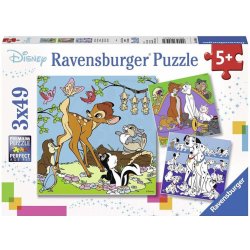Ravensburger Disney kamarádi 3x49 dílků