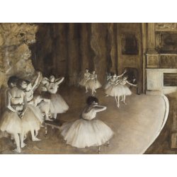 Grafika Degas: repetition d`un Ballet sur la Scène 2000 dílků