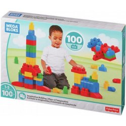 MEGA BLOKS RŮŽOVÉ STAVĚNÍ S FANTAZIÍ (100)