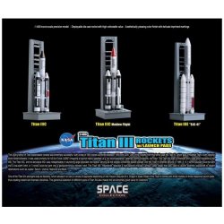 Space Collection rakety 56395 TITAN III ROCKETS w LAUNCH PADS 1:400