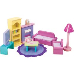 Le Toy Van dřevěný nábytek obývací pokoj do domečku pro panenky