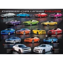 EUROGRAPHICS Dodge Charger a Challenger 1000 dílků