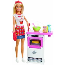 Mattel Barbie Herní set Vaření a pečení s panenkou