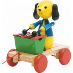 Woody Tahací pes s xylofonem