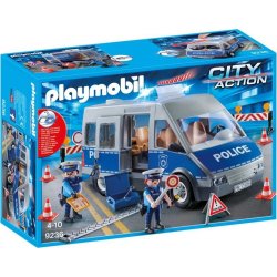 Playmobil 9236 Policejní dodávka a zátarasa