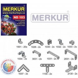 Merkur ND 103 Pásky a oblouky 42ks