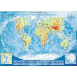 TREFL Velká mapa světa 4000 dílků