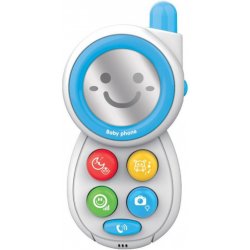 Baby Mix Dětská hračka se zvukem Telefónek modrý