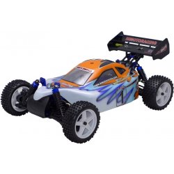 HiMOTO RC auto buggy Z-3 elektro RTR set 2,4 GHz Brushless LCD modrá 1:10