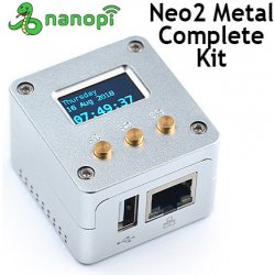 FriendlyARM NanoPi NEO2 Metal Complete Kit 1GB - hliníková kompletní sada