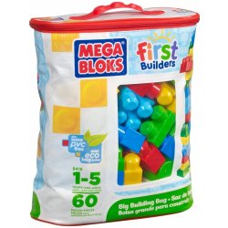 Mega Bloks Kostky v plastovém pytli 60 ks