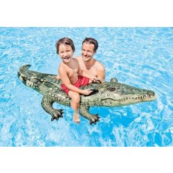 Intex Nafukovací realistický krokodýl s držadly 57551