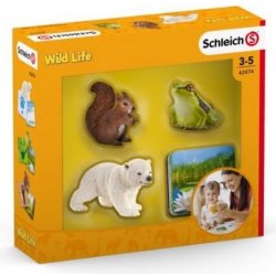 Schleich 42474 Vzdělávací kartičky Wild life