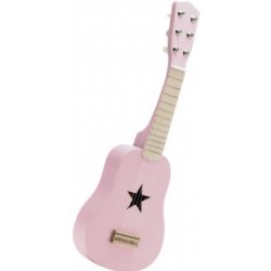 Kids Concept Dřevěná kytara růžová