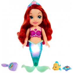 Jakks Pacific Disney Princess Zpívající Mořská víla Ariel s ploutví 35 cm
