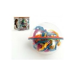 Teddies Hlavolam Bludiště koule 3D plast 17cm Perplexus