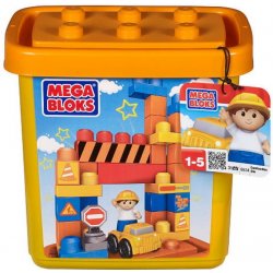 Mega Bloks Maxi Stavebnice v plastovém kbelíku Malý stavitel