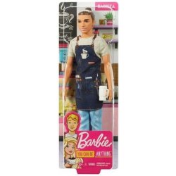 Mattel Barbie Ken povolání barista