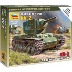 Zvezda Soviet Tank KV 2 6202 1:100