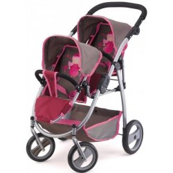 Bayer Design Twin Jogger šedá/fialová