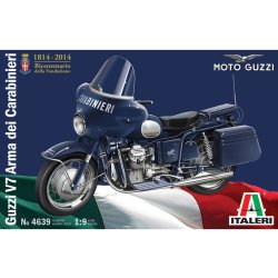 Model Kit Corfix motorka 4639 MOTO GUZZI V7 Arma dei Carabinieri 1:9