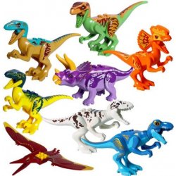KOPF Jurský park dinosauři sada 8 ks 8 cm barevní