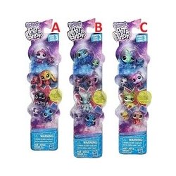 Hasbro Littlest Pet Shop jednotlivá zvířátka Kosmická edice 7 ks série č.3