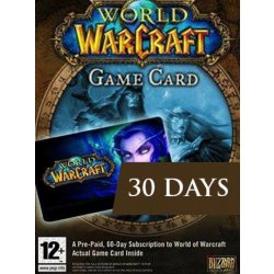 World of Warcraft 30 days Game Card