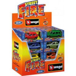 Auto Bburago Street Fire kov různé druhy 1:43