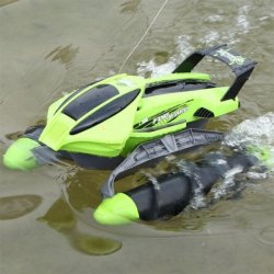 SPL Technik Obojživelník Amphibious Stunt Car zelená RTR 1:10