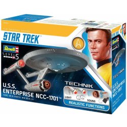 Model Kit Revell Plastic TECHNIK Star Trek 00454 USS Enterprise NCC 1701 1:600