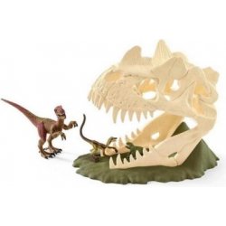 Schleich 42348 Velká lebka s Velociraptorem a ještěrem