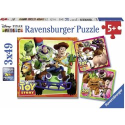 Ravensburger Toy Story historie hraček 3x49 dílků