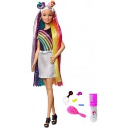 Mattel Barbie s duhovými vlasy